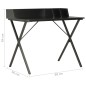 vidaXL Schreibtisch Schwarz 80x50x84 cm vidaXL Schreibtisch Schwarz 80x50x84 cm