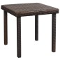 Sonnenliegen 2 Stk. mit Tisch Poly Rattan Braun Sonnenliegen 2 Stk. mit Tisch Poly Rattan Braun