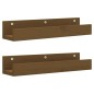 vidaXL Wandregale 2 Stk. Honigbraun 50x12x9 cm Massivholz Kiefer vidaXL Wandregale 2 Stk. Honigbraun 50x12x9 cm Massivholz Kiefer
