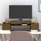 vidaXL Monitorständer Honigbraun 70x27,5x15 cm Massivholz Kiefer vidaXL Monitorständer Honigbraun 70x27,5x15 cm Massivholz Kiefer