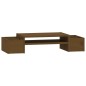 vidaXL Monitorständer Honigbraun 70x27,5x15 cm Massivholz Kiefer vidaXL Monitorständer Honigbraun 70x27,5x15 cm Massivholz Kiefer