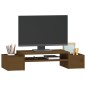 vidaXL Monitorständer Honigbraun 70x27,5x15 cm Massivholz Kiefer vidaXL Monitorständer Honigbraun 70x27,5x15 cm Massivholz Kiefer