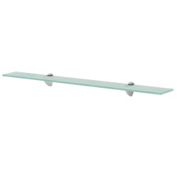 vidaXL Schwebendes Regal Glas 80x10 cm 8 mm