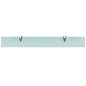vidaXL Schwebendes Regal Glas 80x10 cm 8 mm vidaXL Schwebendes Regal Glas 80x10 cm 8 mm