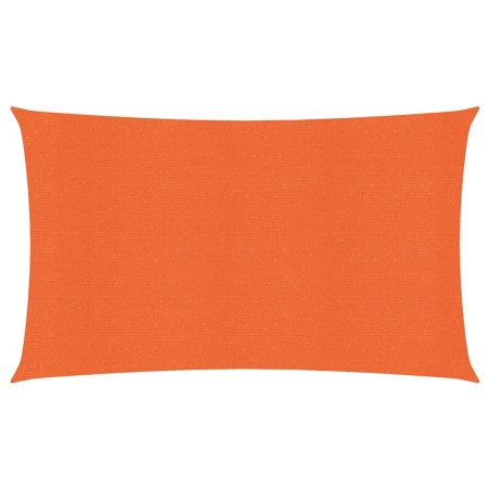 vidaXL Sonnensegel 160 g/m² Orange 2x5 m HDPE