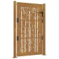 vidaXL Gartentor 105x155 cm Cortenstahl Bambus-Design vidaXL Gartentor 105x155 cm Cortenstahl Bambus-Design