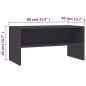 vidaXL TV-Schrank Grau 80x40x40 cm Holzwerkstoff vidaXL TV-Schrank Grau 80x40x40 cm Holzwerkstoff