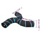 vidaXL Katzentunnel 3-Wege Schwarz und Blau 25 cm Polyester vidaXL Katzentunnel 3-Wege Schwarz und Blau 25 cm Polyester