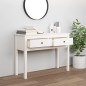 vidaXL Konsolentisch Weiß 100x35x75 cm Massivholz Kiefer vidaXL Konsolentisch Weiß 100x35x75 cm Massivholz Kiefer