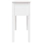 vidaXL Konsolentisch Weiß 100x35x75 cm Massivholz Kiefer vidaXL Konsolentisch Weiß 100x35x75 cm Massivholz Kiefer