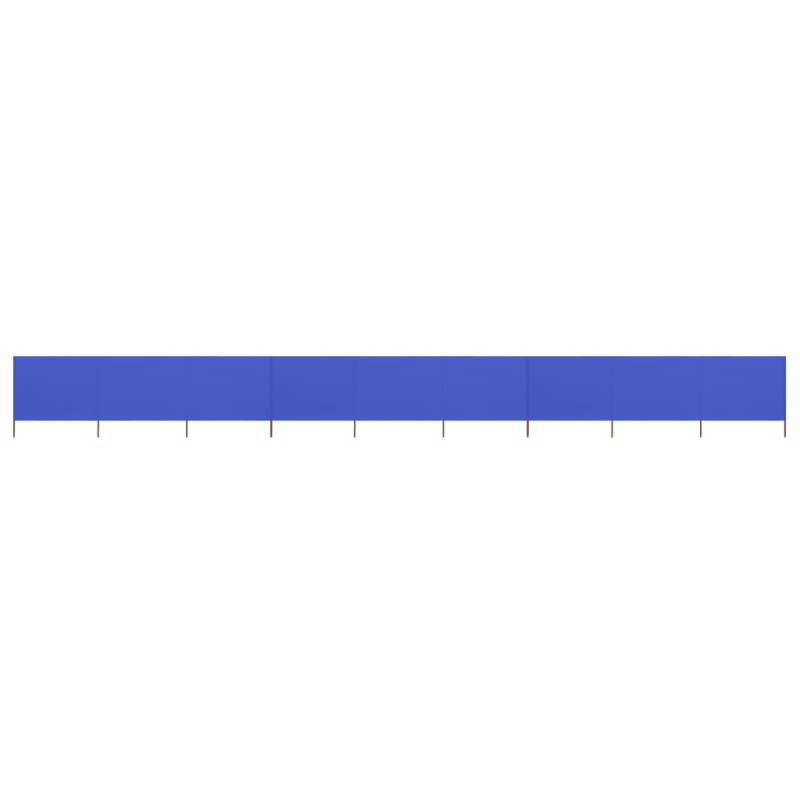 vidaXL 9-teiliges Windschutzgewebe 1200 x 120 cm Azurblau vidaXL 9-teiliges Windschutzgewebe 1200 x 120 cm Azurblau