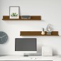vidaXL Wandregale 2 Stk. Honigbraun 80x11x9 cm Massivholz Kiefer vidaXL Wandregale 2 Stk. Honigbraun 80x11x9 cm Massivholz Kiefer