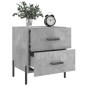 vidaXL Nachttische 2 Stk. Betongrau 40x35x47,5 cm Holzwerkstoff vidaXL Nachttische 2 Stk. Betongrau 40x35x47,5 cm Holzwerkstoff