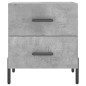vidaXL Nachttische 2 Stk. Betongrau 40x35x47,5 cm Holzwerkstoff vidaXL Nachttische 2 Stk. Betongrau 40x35x47,5 cm Holzwerkstoff