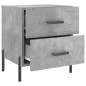 vidaXL Nachttische 2 Stk. Betongrau 40x35x47,5 cm Holzwerkstoff vidaXL Nachttische 2 Stk. Betongrau 40x35x47,5 cm Holzwerkstoff