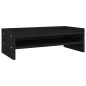 vidaXL Monitorständer Schwarz 50x24x16 cm Massivholz Kiefer vidaXL Monitorständer Schwarz 50x24x16 cm Massivholz Kiefer
