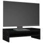vidaXL Monitorständer Schwarz 50x24x16 cm Massivholz Kiefer vidaXL Monitorständer Schwarz 50x24x16 cm Massivholz Kiefer