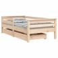 vidaXL Kinderbett mit Schubladen 70x140 cm Massivholz Kiefer vidaXL Kinderbett mit Schubladen 70x140 cm Massivholz Kiefer
