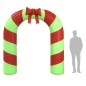 vidaXL Aufblasbarer Weihnachtsbogen mit LEDs 270 cm vidaXL Aufblasbarer Weihnachtsbogen mit LEDs 270 cm
