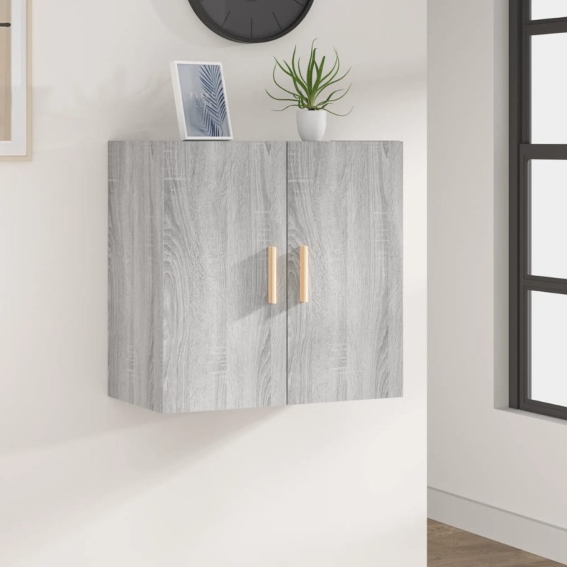 vidaXL Wandschrank Grau Sonoma 60x30x60 cm Holzwerkstoff vidaXL Wandschrank Grau Sonoma 60x30x60 cm Holzwerkstoff