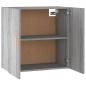 vidaXL Wandschrank Grau Sonoma 60x30x60 cm Holzwerkstoff vidaXL Wandschrank Grau Sonoma 60x30x60 cm Holzwerkstoff