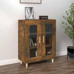 vidaXL Sideboard Räuchereiche 69,5x34x90 cm Holzwerkstoff