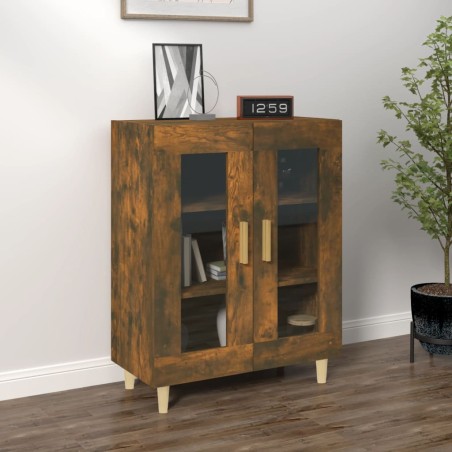 vidaXL Sideboard Räuchereiche 69,5x34x90 cm Holzwerkstoff