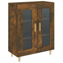 vidaXL Sideboard Räuchereiche 69,5x34x90 cm Holzwerkstoff