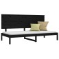 vidaXL Tagesbett Schwarz 90x200 cm Massivholz Kiefer vidaXL Tagesbett Schwarz 90x200 cm Massivholz Kiefer