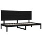 vidaXL Tagesbett Schwarz 90x200 cm Massivholz Kiefer vidaXL Tagesbett Schwarz 90x200 cm Massivholz Kiefer