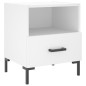 vidaXL Nachttisch Weiß 40x35x47,5 cm Holzwerkstoff vidaXL Nachttisch Weiß 40x35x47,5 cm Holzwerkstoff