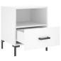 vidaXL Nachttisch Weiß 40x35x47,5 cm Holzwerkstoff vidaXL Nachttisch Weiß 40x35x47,5 cm Holzwerkstoff