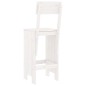 vidaXL Barhocker 2 Stk. Weiß 40x48,5x115,5 cm Massivholz Kiefer vidaXL Barhocker 2 Stk. Weiß 40x48,5x115,5 cm Massivholz Kiefer