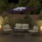 vidaXL LED-Ampelschirm Bordeauxrot 400x300 cm vidaXL LED-Ampelschirm Bordeauxrot 400x300 cm