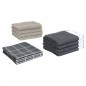 vidaXL 12-tlg. Handtuch-Set Grau Baumwolle vidaXL 12-tlg. Handtuch-Set Grau Baumwolle