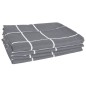 vidaXL 12-tlg. Handtuch-Set Grau Baumwolle vidaXL 12-tlg. Handtuch-Set Grau Baumwolle