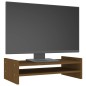 vidaXL Monitorständer Honigbraun 50x27x15 cm Massivholz Kiefer vidaXL Monitorständer Honigbraun 50x27x15 cm Massivholz Kiefer