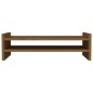 vidaXL Monitorständer Honigbraun 50x27x15 cm Massivholz Kiefer vidaXL Monitorständer Honigbraun 50x27x15 cm Massivholz Kiefer