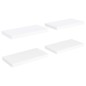 vidaXL Schwebende Wandregale 4 Stk. Weiß 50x23x3,8cm MDF vidaXL Schwebende Wandregale 4 Stk. Weiß 50x23x3,8cm MDF