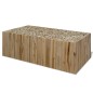vidaXL Couchtisch Echtes Teakholz 90x50x30 cm vidaXL Couchtisch Echtes Teakholz 90x50x30 cm