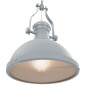 vidaXL Deckenleuchte Grau Rund E27 vidaXL Deckenleuchte Grau Rund E27
