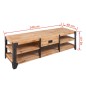 vidaXL 3-tlg. Wohnzimmermöbel-Set Akazienholz Massiv vidaXL 3-tlg. Wohnzimmermöbel-Set Akazienholz Massiv