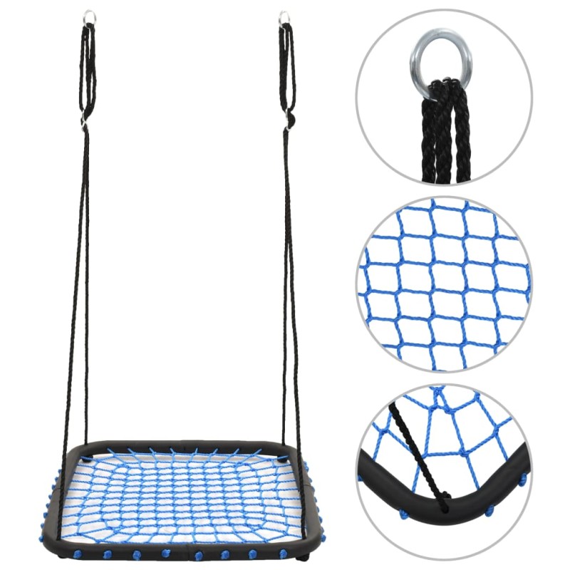 vidaXL Schaukel 104 x 76 cm 200 kg Blau vidaXL Schaukel 104 x 76 cm 200 kg Blau