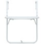 vidaXL Balkonhängetisch Weiß 60 x 64 x 83,5 cm Kunststoff Rattanoptik vidaXL Balkonhängetisch Weiß 60 x 64 x 83,5 cm Kunststoff Rattanoptik