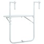 vidaXL Balkonhängetisch Weiß 60 x 64 x 83,5 cm Kunststoff Rattanoptik vidaXL Balkonhängetisch Weiß 60 x 64 x 83,5 cm Kunststoff Rattanoptik