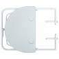 vidaXL Balkonhängetisch Weiß 60 x 64 x 83,5 cm Kunststoff Rattanoptik vidaXL Balkonhängetisch Weiß 60 x 64 x 83,5 cm Kunststoff Rattanoptik