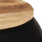 vidaXL Couchtisch Schwarz 68x68x30 cm Massivholz Mango vidaXL Couchtisch Schwarz 68x68x30 cm Massivholz Mango