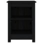 vidaXL Nachttische 2 Stk. Schwarz 40x35x55 cm Massivholz Kiefer vidaXL Nachttische 2 Stk. Schwarz 40x35x55 cm Massivholz Kiefer