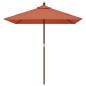 vidaXL Sonnenschirm mit Holzmast Terrakotta 198x198x231 cm vidaXL Sonnenschirm mit Holzmast Terrakotta 198x198x231 cm
