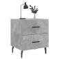 vidaXL Nachttische 2 Stk. Betongrau 40x35x47,5 cm Holzwerkstoff vidaXL Nachttische 2 Stk. Betongrau 40x35x47,5 cm Holzwerkstoff